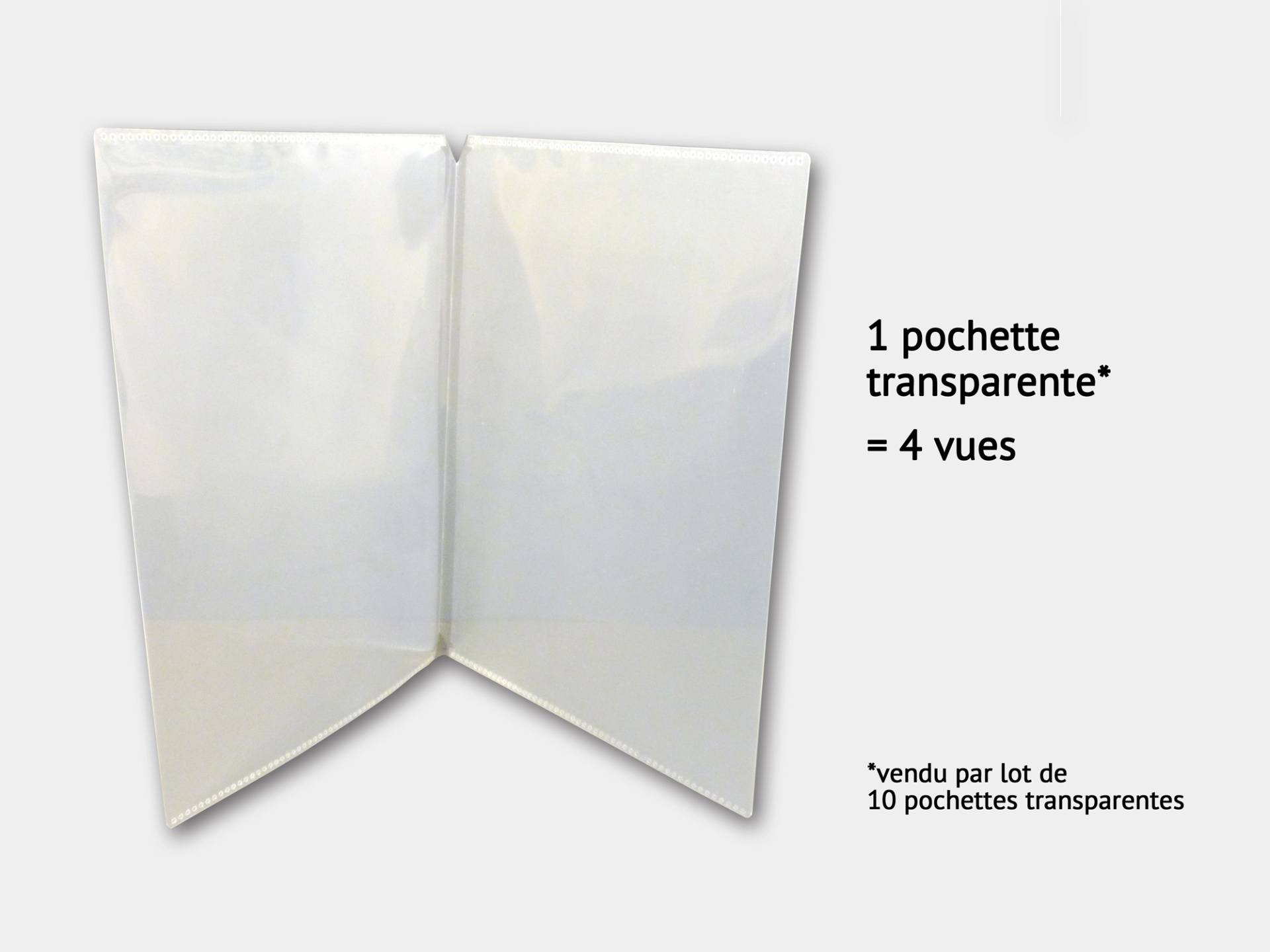Pochette transparente 50x70cm (brut 51x71cm)